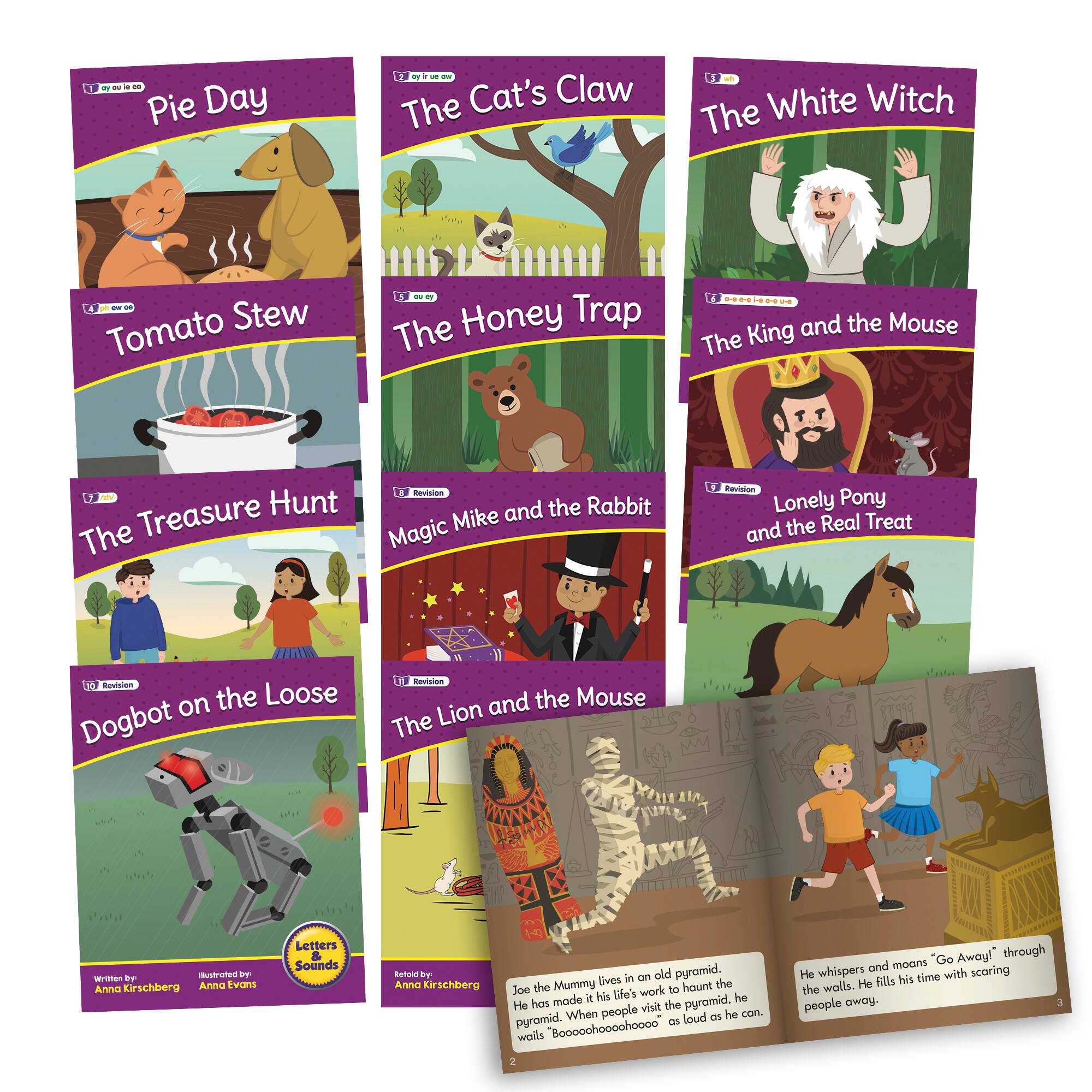Junior Learning® Letters & Sounds Phase 5 Fiction Educational Learning Set